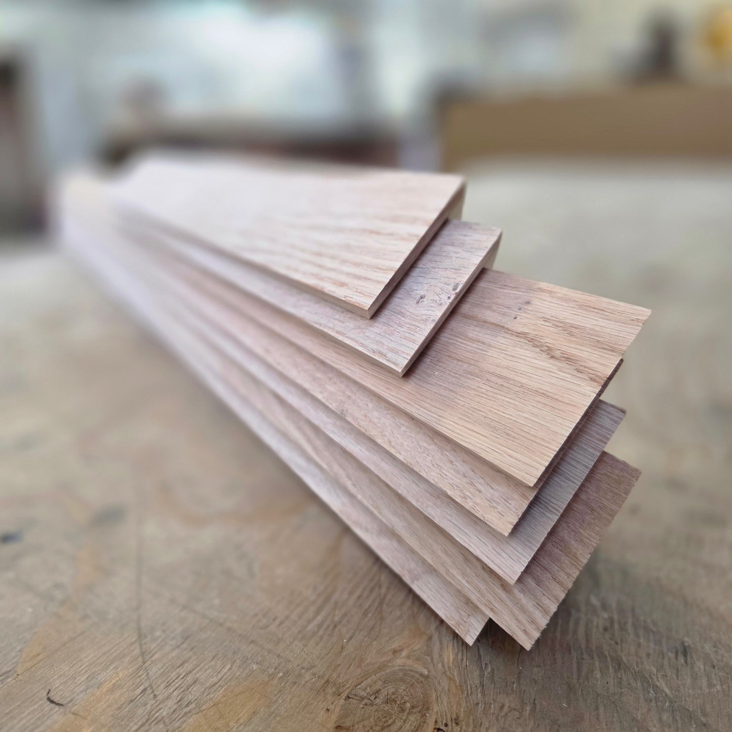 DIY Oak Frame Lengths (Pre-Cut, Unassembled – Gallery Depth Only)