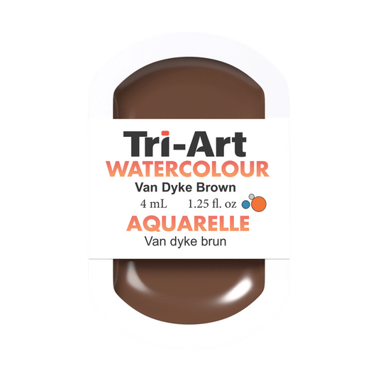 Tri-Art Water Colours - Van Dyke Brown