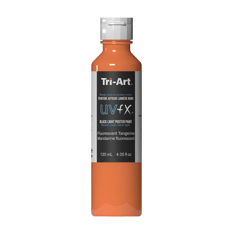 UVFX Black Light Poster Paint - Fluorescent Tangerine