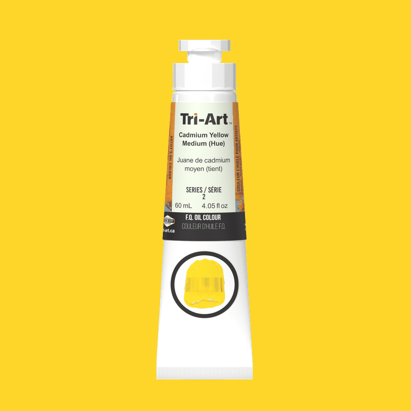 Tri-Art Oil Colours - Cadmium Yellow Medium Hue