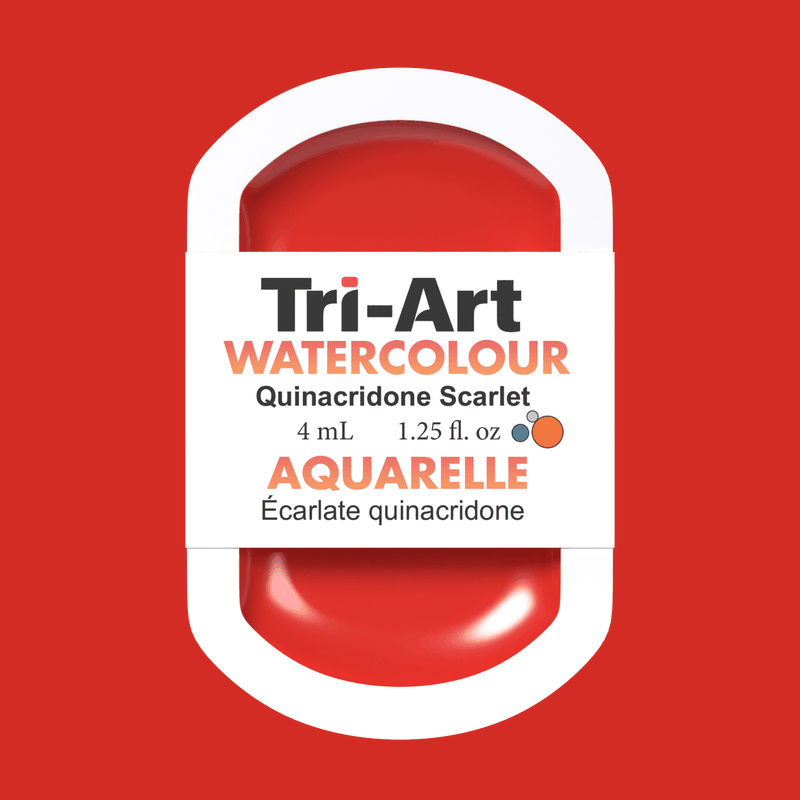 Tri-Art Water Colours - Quinacridone Scarlet